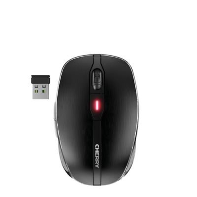 CHERRY MW 8C ADVANCED, Ambidextrous, Optisch, RF-draadloos + Bluetooth, 3200 DPI, Zwart, Grijs