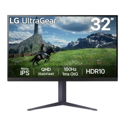 LG 32GS85Q-B, 80 cm (31.5"), 2560 x 1440 Pixels, Quad HD, Zwart