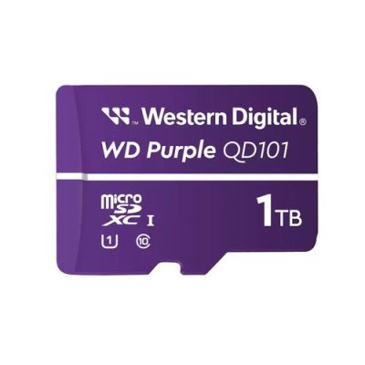 SanDisk WD Purple SC QD101, 1 TB, MicroSDXC, Klasse 10, Class 1 (U1), Paars