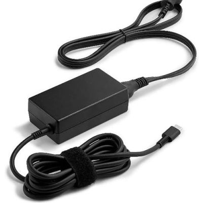 HP 65 W USB-C LC-voedingsadapter, Laptop, Binnen, 65 W, AC-naar-DC, HP, Zwart