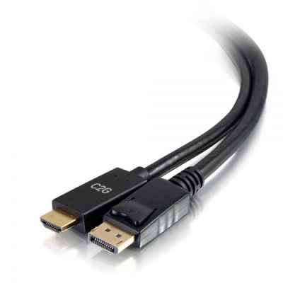 C2G 54433, 1,8 m, DisplayPort, HDMI, Mannelijk, Mannelijk, 3840 x 2160 Pixels