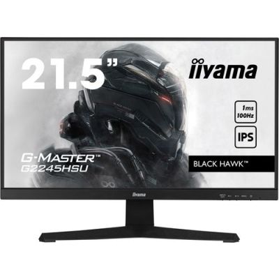 iiyama G-MASTER G2245HSU-B2, 55,9 cm (22"), 1920 x 1080 Pixels, Full HD, LED, 1 ms, Zwart