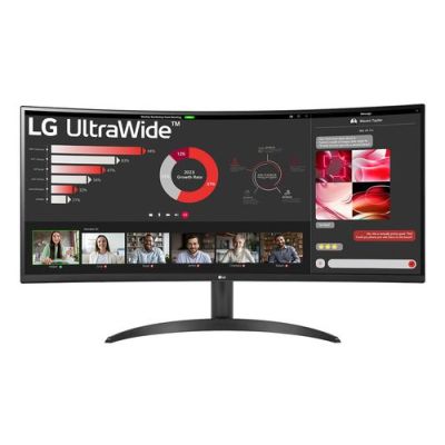 LG 34WR50QK-B, 86,4 cm (34"), 3440 x 1440 Pixels, Wide Quad HD, 5 ms, Zwart
