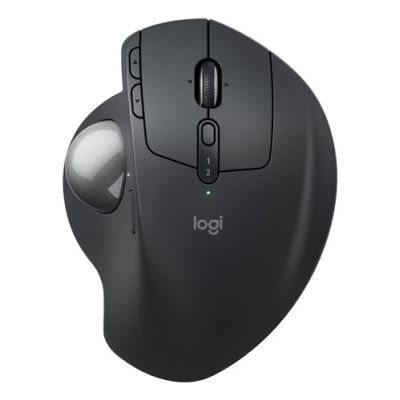 Logitech MX Ergo S, Rechtshandig, Verticaal ontwerp, Optisch, RF-draadloos + Bluetooth, 2048 DPI