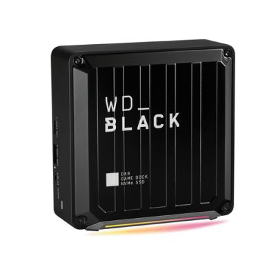 Western Digital D50, Bedraad, Thunderbolt 3, 3,5 mm, 10,100,1000 Mbit/s, Zwart, 1000 GB