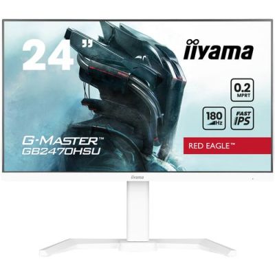 iiyama G-MASTER GB2470HSU-W6, 60,5 cm (23.8"), 1920 x 1080 Pixels, Full HD, LED, 0,2 ms, Wit