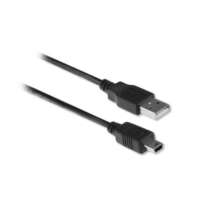 ACT AC3050, 1,8 m, USB A, Mini-USB B, USB 2.0, 480 Mbit/s, Zwart