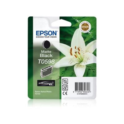 Epson T0598, Normaal rendement, Zwart, 1 stuk(s), Enkele verpakking
