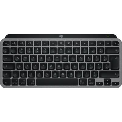 Logitech MX Keys Mini For Mac, Draadloos, Bluetooth, Schaar-toetsschakelaar, QWERTY, LED, Zwart, Gri
