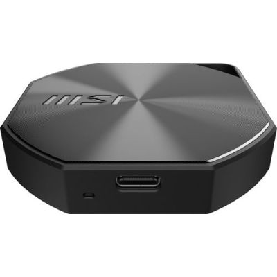 MSI DATAMAG 20GBPS 2TB, 2 TB, USB Type-C, USB 3.2 Gen 2x2, 1600 MB/s, Zwart