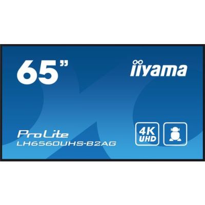 iiyama LH6560UHS-B2AG, Digitaal A-kaart, 165,1 cm (65"), LED, 3840 x 2160 Pixels, Wifi, 24/7