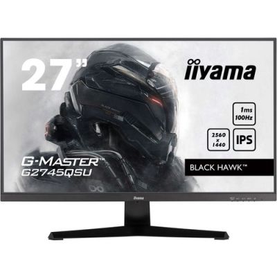 iiyama G-MASTER G2745QSU-B2, 68,6 cm (27"), 2560 x 1440 Pixels, Wide Quad HD, LED, 1 ms, Zwart
