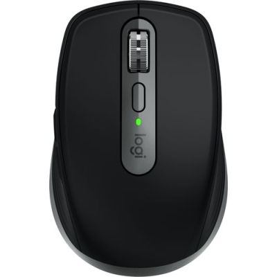 Logitech MX Anywhere 3S for Mac, Rechtshandig, Laser, RF-draadloos + Bluetooth, 8000 DPI, Zwart, Gra