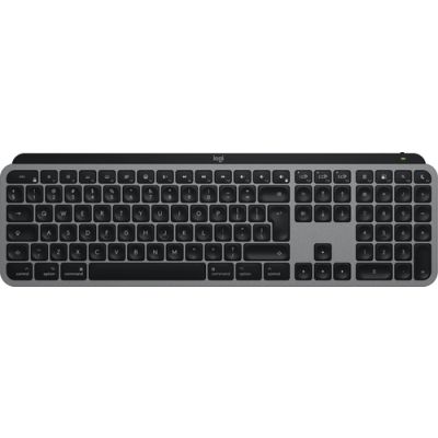 Logitech MX Keys S for Mac, Draadloos, RF-draadloos + Bluetooth, Schaar-toetsschakelaar, QWERTY, LED