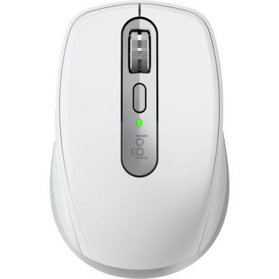 Logitech MX Anywhere 3S for Mac, Rechtshandig, Laser, RF-draadloos + Bluetooth, 8000 DPI, Zilver, Wi