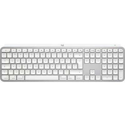 Logitech MX Keys S for Mac, Draadloos, RF-draadloos + Bluetooth, Schaar-toetsschakelaar, QWERTY, LED