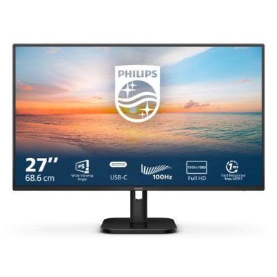 Philips 1000 series 27E1N1300A, 68,6 cm (27"), 1920 x 1080 Pixels, Full HD, LCD, 4 ms, Zwart