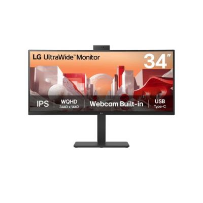 LG 34BA85QE-B, 86,4 cm (34"), 3440 x 1440 Pixels, Wide Quad HD, LCD, 5 ms, Zwart