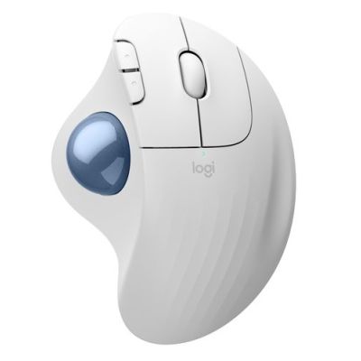 Logitech Ergo M575S, Rechtshandig, Trackball, RF-draadloos + Bluetooth, 2000 DPI, 11,25 ms, Blauw, W