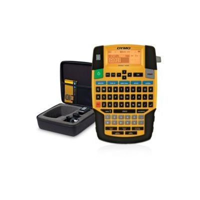 DYMO RHINO 4200 Kit, QWERTY, Lithium-Ion (Li-Ion), Zwart, Blauw, Geel