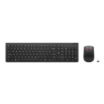 Lenovo Wless KB&M Combo Gen2 French, Volledige grootte (100%), Draadloos, RF Draadloos, Zwart, Inclu