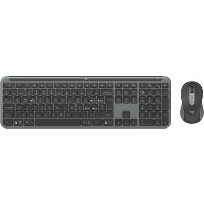 Logitech MK950 Signature for Business, Draadloos, RF-draadloos + Bluetooth, Schaar-toetsschakelaar,