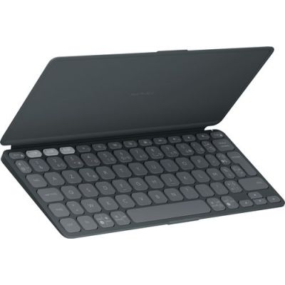 Logitech Keys-To-Go 2, Mini, Draadloos, Bluetooth, Schaar-toetsschakelaar, AZERTY, Grafiet