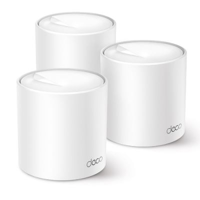 TP-Link Deco X50 (3-pack), Wit, Intern, CE:<20 dBm (2.4 GHz)<23 dBm (5 GHz) FCC:<30 dBm (2.4 GHz)