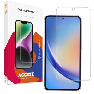 Accezz Gehard Glas Screenprotector voor de Samsung Galaxy A35 / A55 – Transparant
