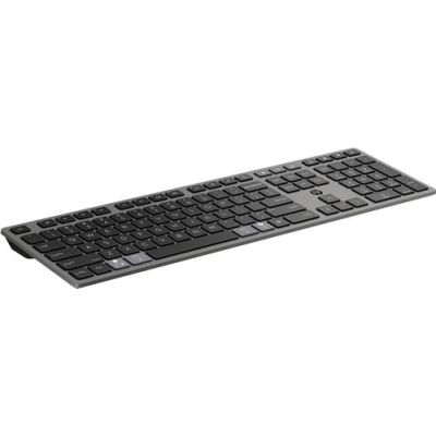 HP 720 Multi-Device Rechargeable Wireless Keyboard, Volledige grootte (100%), Draadloos, USB + Bluet