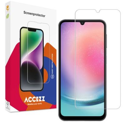 Accezz Gehard Glas Screenprotector voor de Samsung Galaxy A25 - Transparant