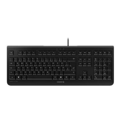 CHERRY KC 1000, Volledige grootte (100%), Bedraad, USB, QWERTZ, Zwart