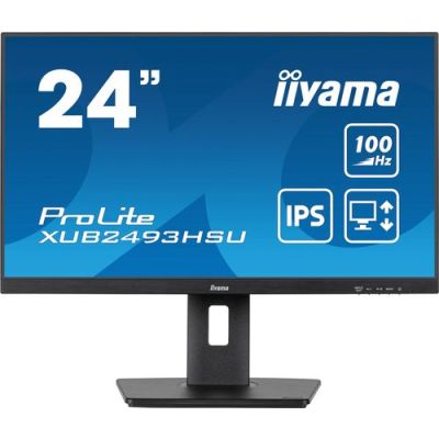 iiyama XUB2493HSU-B7, 60,5 cm (23.8"), 1920 x 1080 Pixels, Full HD, LED, 1 ms, Zwart