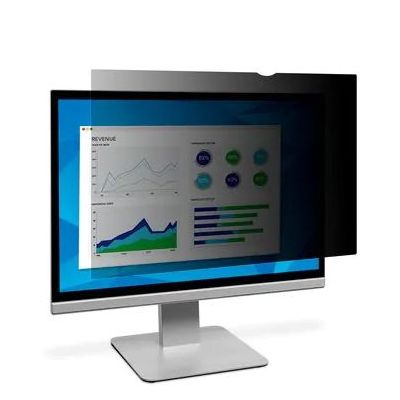 3M Privacy Filter voor 24in Monitor, 16:9, PF240W9B, 61 cm (24"), 16:9, Monitor, Randloze privacyfil