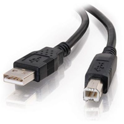 C2G USB 2.0 A/B Cable Black 5m, 5 m, USB A, USB B, 0,48 Gbit/s, Zwart