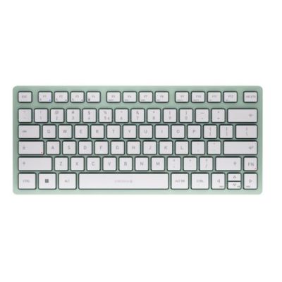 CHERRY KW 7100 MINI BT, Draadloos, Bluetooth, Schaar-toetsschakelaar, QWERTY, Muntkleur