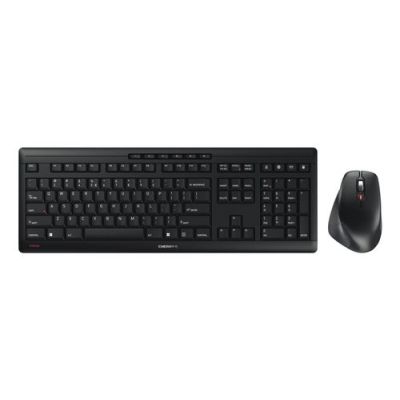 CHERRY STREAM DESKTOP COMFORT, Draadloos, RF Draadloos, Schaar-toetsschakelaar, QWERTY, Zwart, Inclu
