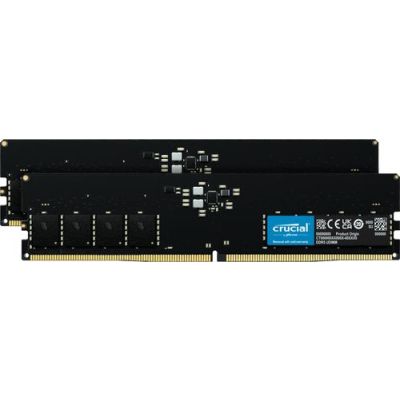 Crucial CT2K64G56C46U5, 128 GB, 2 x 64 GB, DDR5, 5600 MHz, 288-pin DIMM