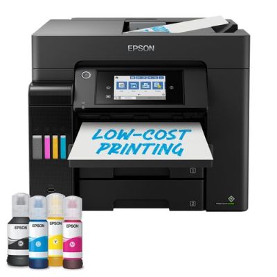 Epson EcoTank ET-5855, Inkjet, Afdrukken in kleur, 4800 x 2400 DPI, A4, Direct printen, Zwart