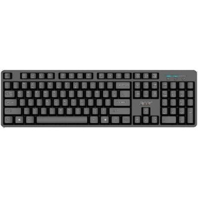 Acer USB Wired Keyboard, Volledige grootte (100%), Bedraad, USB, QWERTY, Zwart