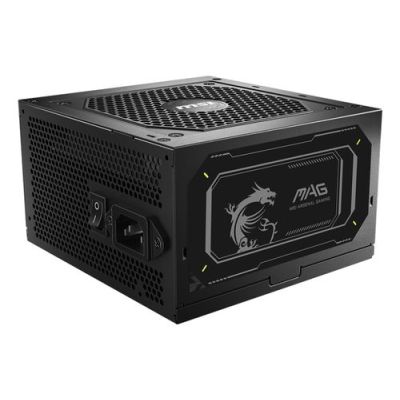 MSI MAG A850GL PCIE5 II, 850 W, 100 - 240 V, 47 - 63 Hz, Actief, 110 W, 846 W