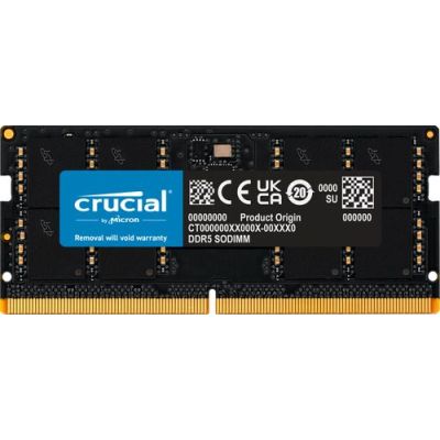 Crucial CT64G56C46S5, 64 GB, 1 x 64 GB, DDR5, 5600 MHz, 262-pin SO-DIMM