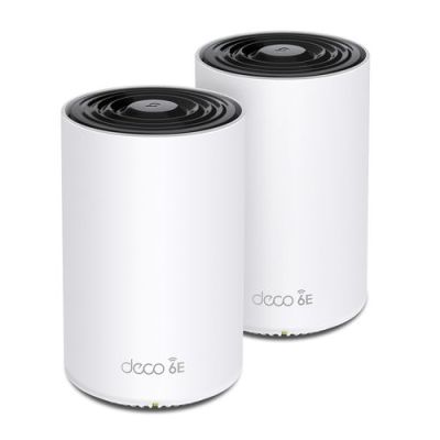 TP-Link Deco XE75 Pro (2-pack), Wit, Intern, Mesh-systeem, 500 m², FCC:<30 dBm (2.4 GHz),<30 dBm (
