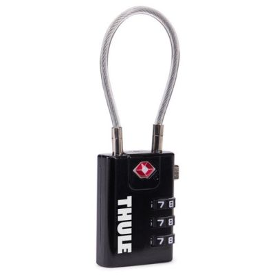 Thule TSAL101 Black, Combinatieslot, Roestvrijstaal, Zwart