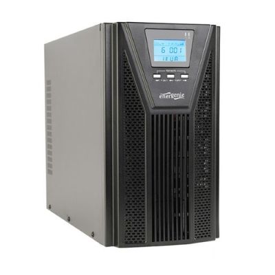 Gembird Online UPS - 3000 VA, Dubbele conversie (online), 3 kVA, 2700 W, Zuivere sinus, 220 V, 50/60