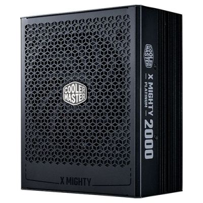 Cooler Master X Mighty Platinum 2000W 230V, 2000 W, 200 - 240 V, 50/60 Hz, 12 A, Actief, 120 W