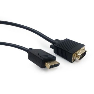 Gembird DisplayPort naar VGA-kabel, 1.8 meter, 1,8 m, VGA (D-Sub), DisplayPort, Mannelijk, Mannelijk