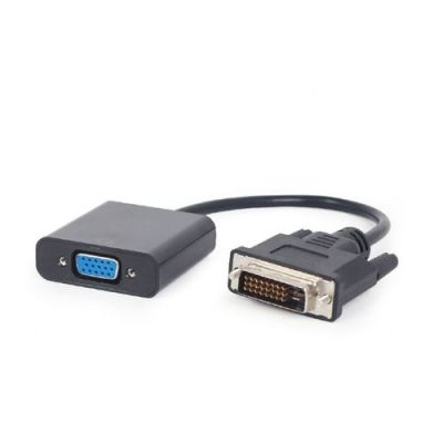 Gembird DVI-D naar VGA adapterkabel 20 cm, 0,2 m, DVI-D, VGA (D-Sub), Mannelijk, Vrouwelijk, 800 x 6