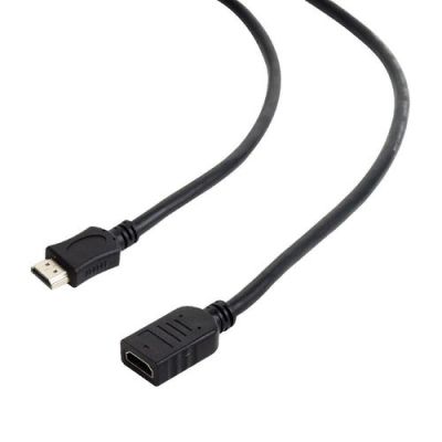 Gembird High Speed HDMI verlengkabel met Ethernet, 3 m, 3 m, HDMI Type A (Standaard), HDMI Type A (S