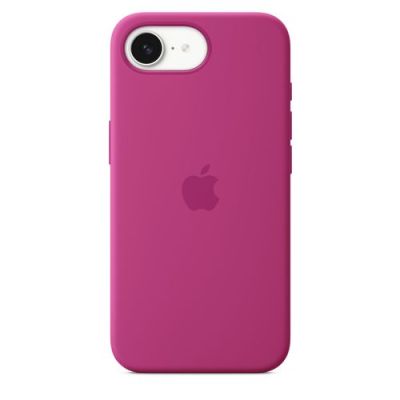 Apple Siliconenhoesje voor iPhone 16e - Fuchsia, Hoes, Apple, iPhone 16e, 15,5 cm (6.1"), Fuchsia